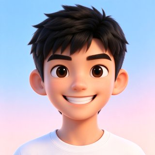 talkmaker人设阿澈，阳光男友3D卡通头像